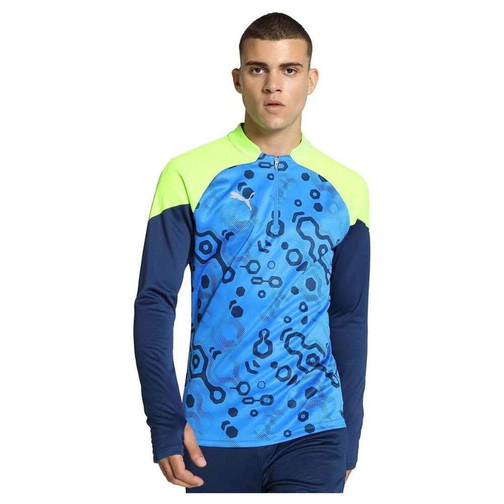 PUMA Men's individualCUP Quarter-Zip Pullover Soccer Jersey Top 2XL